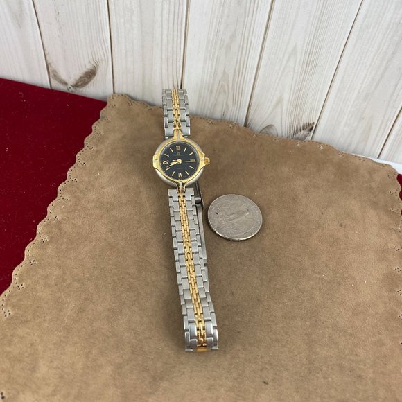 Vintage J.B. Champion 2 Tone gold and Silver Watch with Roman Numerals